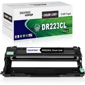 Compatible DR223CL Black Drum Unit Replacement for Brother to use with Brother MFC-l3770CDW MFC-l3750CDW MFC-l3710CW HL-l3290CDW HL-l3270CDW HL-l3210CDW HL-L3230CDW Printers(1 Pack Black)