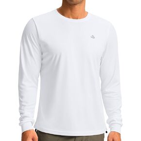 قمصان جيرسي للشمس لركوب الدراجات الجبلية للرجال بعامل حماية من الأشعة فوق البنفسجية 50+ وأكمام طويلة للحماية من الشمس وجيب بسحاب أثناء ركوب الدراجات والمشي لمسافات طويلة in Kuwait