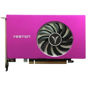 Yeston Radeon RX 550 GDDR5 1183MHz 512processors Video Cards PCIExpress 3.0 DirectX12 Single Slot 4*HDMI Compatible Graphics Card of Desktop (2G GB)