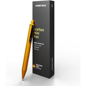 Everyman Midnight Super Matte Grafton Pen - New and Improved Premium EDC Pen