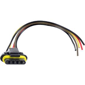 APDTY 015290 UVC Upper Valve Cover Outer Glow Plug Wiring Harness Pigtail Connector 7.3L (Sold Individually; The Vehicle Has A Total of 4; 2 Per Valve Cover; Replaces F4TZ 9D930-K, F4TZ9D930K)