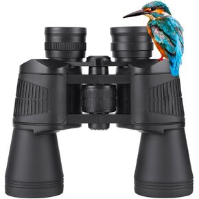 20x50 Binoculars for Adults 27MM Eyepiece with Low Light Night Vision High Power Binocular with BAK4 Prism FMC Lens for Bird Watching Travel Hunting Football Games Stargazing