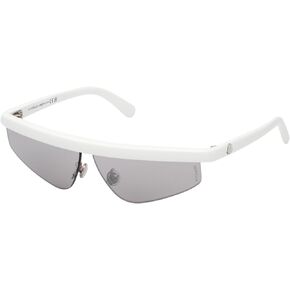 Moncler Sunglasses ML 0254 Orizion 21C Optical White/Silver Mirror
