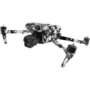 MightySkins Skin Compatible with DJI Air 3 - Black Modern Camo | Protective, Durable, and Unique Vinyl Decal wrap Cover | Easy to Apply