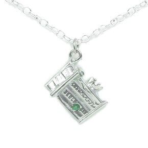 Once Upon a Mattress inspired Princess & Pea Necklace - Musical Theater Cast Gift - Handcrafted Pewter Made in USA (16" chain length)