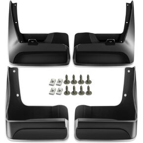 A-Premium Set of 4PCS Mud Flaps Splash Guards Mudguards Mudflaps with Hardware Accessories Compatible with Toyota Sienna, 2018-2020, Mini Passenger Van, Front and Rear (Driver & Passenger Sides)