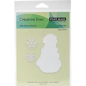 Penny Black Creative Metal die, 51-266,Frosty’s Snow