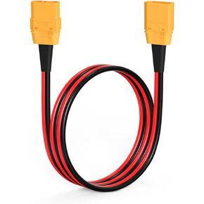 XT90 Connectors Cable,10AWG XT90 Male to Female Extension Cable for RC Battery Solar Portable Power Power Station and Solar Panel(6FT)