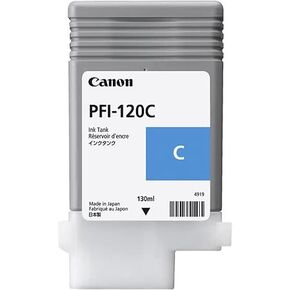 Canon PFI-120C (2886C001AA) Standard Yield Ink Cartridge (Cyan) in Retail Packaging
