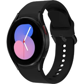 for Samsung Galaxy Watch 5 Band 40mm 44mm/Galaxy Watch 5 Band Pro 45mm,Silicone Sports Strap Replacement for Women Men Galaxy Watch 4 44mm 40mm/Galaxy Watch 4 Classic 46mm 42mm(Khaki