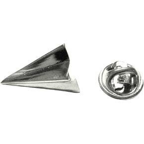 Paper Airplane Lapel Pin