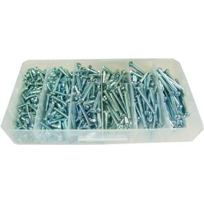 L.H. Dottie 632PS Machine Screw Kit, Round Head, 6-32 TPI by 1/2-Inch to 2-Inch Length