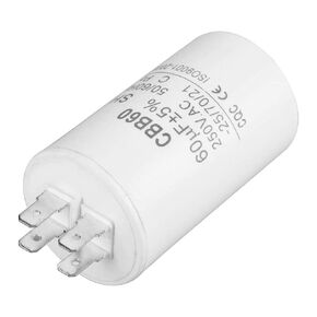 Jadeshay Motor Capacitor, CBB60 Round Run Capacitor 250V AC 120uF 50/60Hz for Air Conditioners Compressors Motors