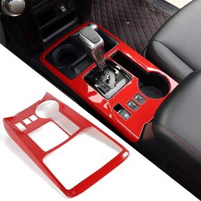 JeCar for 4Runner Interior Trim Carbon Fiber Center Console Gear Shift Panel Cover Interior Accessories for Toyota 4Runner 2010-2023