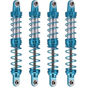 4 قطع 90 ملم RC زيت ممتص للصدمات قابل للتعديل RC نوابض مثبط متوافقة مع محوري SCX10 TRX4 D90 1/10 RC نموذج قطع غيار الشاحنات الزاحفة