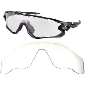 Galaxy Replacement Lenses for Oakley Jawbreaker Crystal Clear Color