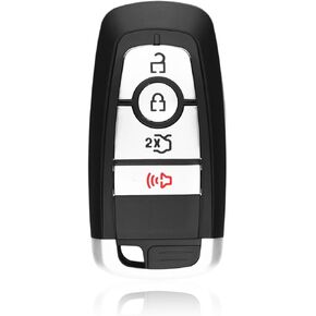 Replacement for Ford Edge Explorer Fusion Mustang Key Fob Remote Control 2017 2018 2019 2020 2021 2022 4 Buttons 315MHz M3N-A2C93142300,Black