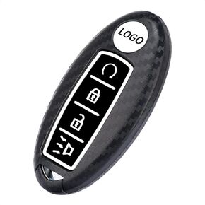 TANGSEN Smart Key Fob Cover Case for Nissan Murano Pathfinder Rogue Titan 4 Button Keyless Entry Remote