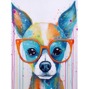 VAIIEYO Acrylic Paint by Numbers for Adults Beginner Flowers, DIY Oil Painting Kit Canvas Pictures Drawing Paintwork with Paintbrushes for Kids Beginner Arts Craft for Home Wall Decor（16x20 inch）