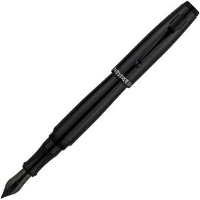 Monteverde Invincia Color Fusion Fountain Pen, Stealth Black, Medium Nib (MV41137)