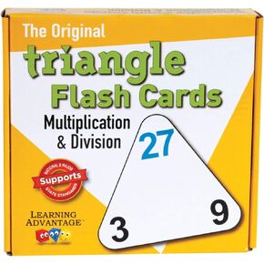 Learning Advantage CRE4552 Triangle Multi - Div البطاقات التعليمية
