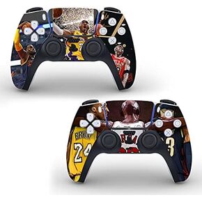 PS5 Controller Skin PS5 Controller Sticker PS5 Controller Skins and Wraps Vinyl Stickers Decal for PS5 Controllers (2 Pack) Basketball Goat