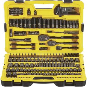 STANLEY Professional Grade Black Chrome NEW Mechanics Tool Set (Socket Set-229 pieces)