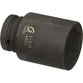 SUNEX TOOLS 452D 3/4-Inch Drive Deep 6 Point Impact Socket 1-5/8-Inch