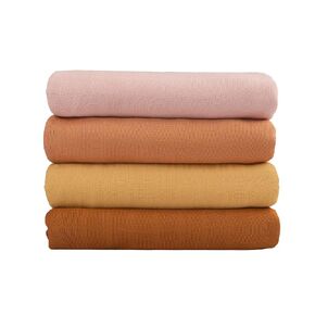 Meracorallo Muslin Swaddle Blanket Silky Soft Rainbow Receiving Blanket Swaddle Wrap for Baby Boys and Girls, 47 x 47 inches