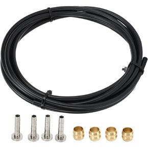 Hydraulic Disc Brake Hose Kit, 2.5m Bicycle Hydraulic Disc Brake Hose with 4 BH90 Olive Connecting Sets, Bike Oil Disc Brake Cable for M315