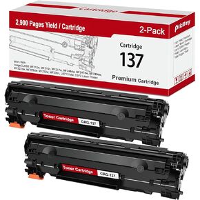 High Yield 137 Black Toner Cartridges (2-Pack) - Compatible CRG-137 137 Toner Cartridge Replacement for Canon 137 Toner use with ImageCLASS D570, MF216n, MF217w,MF232w, MF236n, LBP151dw Printer