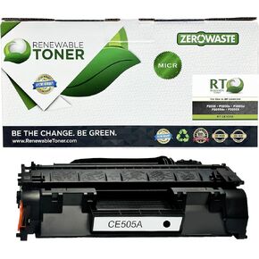 RT 05A MICR Toner Compatible Replacement for HP CE505A 505A | HP Laser Printers P2035 P2035N P2055DN 2055DN 2035N P2030 P2050 P2055D P2055X Check Printer Ink Cartridge
