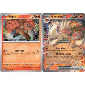 Ninetales ex 038/165 - Pokemon 151 - Double Rare - Evolution 2 Card Set - Vulpix