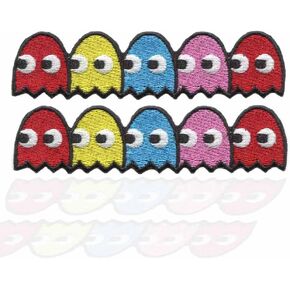 Iron on Patches, Appliqued Jacket Flower Patches Iron on/Sew on Embroidered Floral Badges for Jeans Scout Patches
