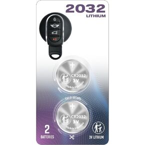 (2 حزمة) بطارية مفتاح التحكم عن بعد OEM (حزمة W. أداة) CR2032 2032 تناسب غطاء الغطاء الخفيف LED يناسب ملحقات Mini Cooper S Paceman Countryman Clubman (يناسب: الجيل 1 أو 2 Remote Fobs) in Kuwait