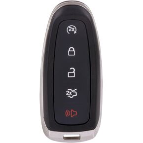 ECCPP Key Fob Shell Uncut Keyless Entry Remote Control Case 2012-2015 Fit for Ford Edge 2.0L 2017-2018 Fit for Ford Escape 1.5L M3N5WY8609 (Pack of 1)