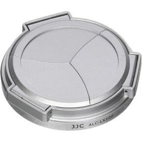 JJC ALC-LX100 Silver Self-Retaining Auto Open Close Lens Cap for Panasonic LUMIX DMC-LX100 and Leica D-LUX(Typ 109) Camera Replaces DMW-LFAC1 in Kuwait