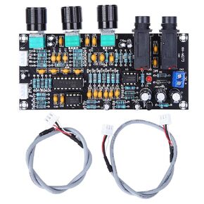 LiebeWH Amplifier Module, Digital Stereo Power Amp High Power Audio Amplifier Board AMP Board 2‑Microphone‑Input 2‑Sound‑Channel XH‑M273 DC12‑24V