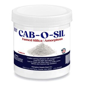 Cabosil Fumed Silica (4oz Jar) - Resin Thickener for Non-Saggy Putty - Advanced Epoxy Resin Thickener - Professional Thixotropic Agent for Smooth Epoxy