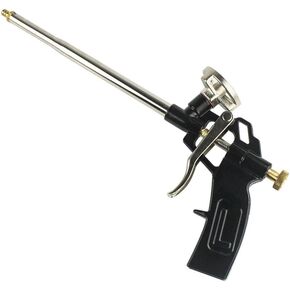 Foam Gun, Picowe Foaming Gun Pu Expanding Caulking Gun Metal Body Pro Heavy Duty PU Spray Foam Gun Grade Expanding Spray Application Applicator