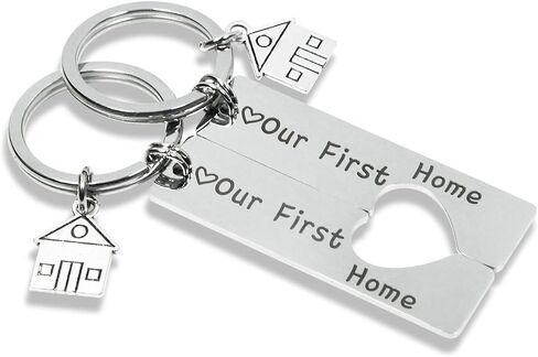 New Home Keychain Housewarming Gift for New Homeowner Gift from Real Estate Agent in Saudi Arabia