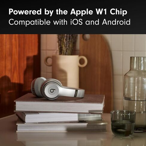 Beats Solo3 Wireless Headphones - Silver (Renewed) in Saudi Arabia