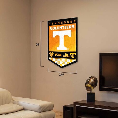 College Flags & Banners Co. Tennessee Volunteers Heritage History Banner Pennant in Saudi Arabia