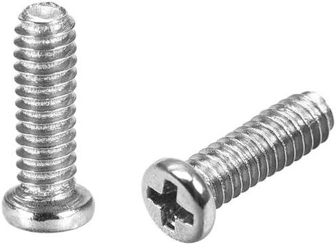 uxcell M2x7mm Phillips Screw Fastener Black 2.8mm Dia Screw Head for Laptop PC TV Fan Switch 200pcs in Saudi Arabia