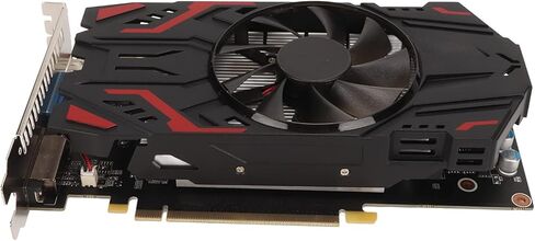 بطاقة رسومات Yunseity Gaming، GTX550Ti 4GB 128 Bit GDDR5 DVI SLI بطاقة رسومات الكمبيوتر، PCIe 2.0 PC بطاقة فيديو للألعاب مع شاشة ثلاثية الأبعاد in Kuwait
