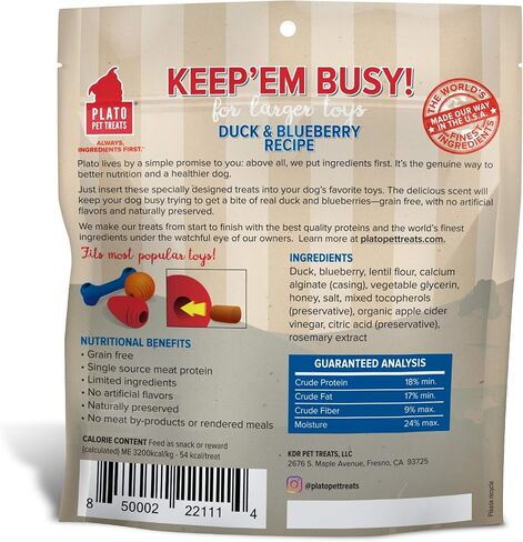 Plato Keep Em' Busy Duck + Blueberry for Small Toys 5oz, Model Number: 850002221121 in Saudi Arabia