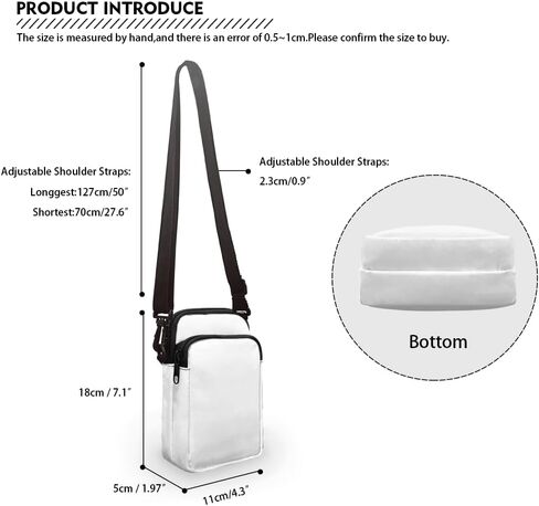 Small Crossbody Bags for Women Travel Zipper Cell Phone Bag with Strap in Saudi Arabia