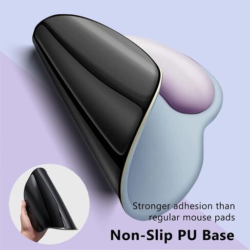 Mouse Pad 2 Pack with Gel Wrist Support,Ergonomic Mouse Pad with Wrist Rest,Non-Slip Rubber Base Gaming Mice Pad for Home Office Computer Laptop,10 x 8.9 inch in Saudi Arabia