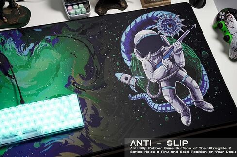 MAZE XXL Extended Mouse Pad/Mat | Thickest 5mm (36''x18''x0.2'') Ultraglide 2 Astro CGR-GB Smooth Surface Mousepad for Maximum Control and Speed (Waterproof, Anti Fray, Anti Slip) Desk Mat in Saudi Arabia