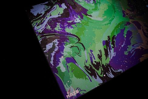 MAZE XXL Extended Mouse Pad/Mat | Thickest 5mm (36''x18''x0.2'') Ultraglide 2 Astro CGR-GB Smooth Surface Mousepad for Maximum Control and Speed (Waterproof, Anti Fray, Anti Slip) Desk Mat in Saudi Arabia